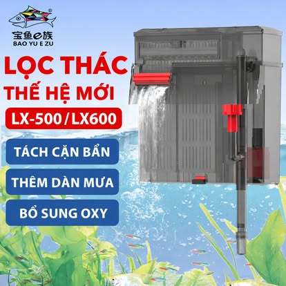 LỌC TREO KẾT HỢP DÀN MƯA BAOYU LX LỌC TREO HỒ THỦY SINH.