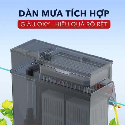 LỌC TREO KẾT HỢP DÀN MƯA BAOYU LX LỌC TREO HỒ THỦY SINH.