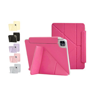 Bao da iPad nam châm Slim Magnetic - Siêu mỏng, có viền bảo vệ dành cho Pro M1/M2, M4, Air 5/6, Gen 10/11 A16 by MèoBer