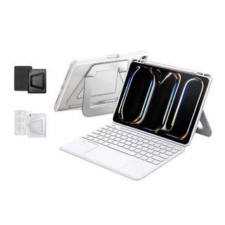 [2026] Bao da iPad Kèm Bàn Phím Smart Keyboard V2 tháo rời, xoay dọc dành cho Gen10/11 A16, Air 4/5/6/7, Pro11 by MèoBer