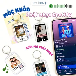 Móc Khóa Spotify In Ảnh – Quét Mã Phát Nhạc, Lưu Giữ Kỷ Niệm, Quà Tặng Người Yêu