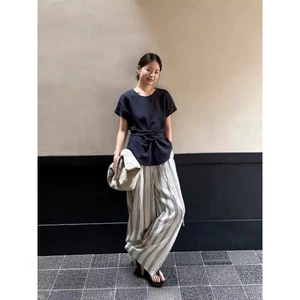 𝗟𝘆𝗿𝗶𝗰 𝗟𝗶𝗻𝗲𝗻 - Áo Linen thắt eo