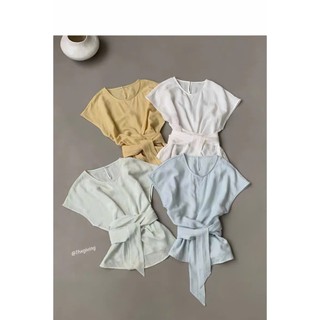 𝗟𝘆𝗿𝗶𝗰 𝗟𝗶𝗻𝗲𝗻 - |LY LINEN| - Áo Linen thắt eo