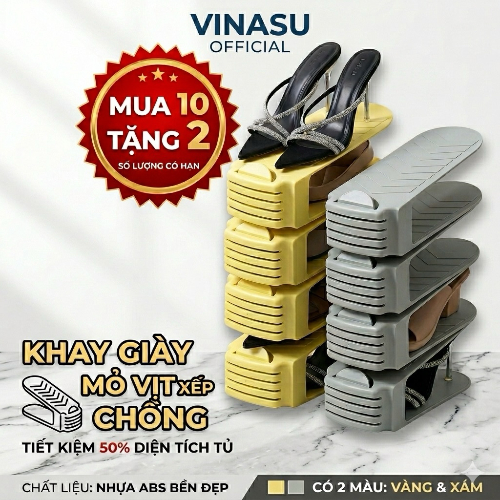 Kệ để giày xếp chồng tiết kiệm diện tích Vinasu VNS 290