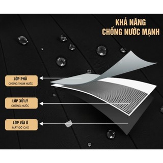 Dù Golf Cao Cấp 24 Nan Chống Gió Chống Lật | Ô Golf Tự Động Chống UV Cán Thẳng Che 2-3 Người 130cm