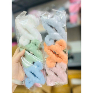Combo 2 Kẹp Tóc Càng Cua Bọc Lông Vũ Siêu Mềm SP00490 - Kẹp Ngoạm Tóc Lông Xù Hot Trend Thu Đông Nhiều Màu Dễ Thương