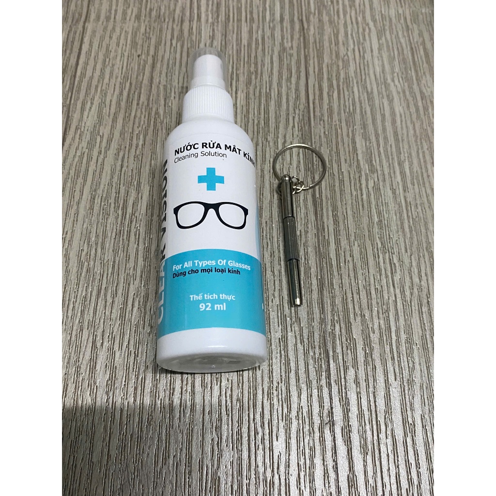 Nước vệ sinh tròng kính Clear Vision 92ml chuyên dụng