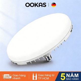 OOKAS Bóng đèn Led UFO, siêu sáng tiết kiệm điện năng, Đèn Trong Nhà Trắng Đèn Bàn Đèn Nhà