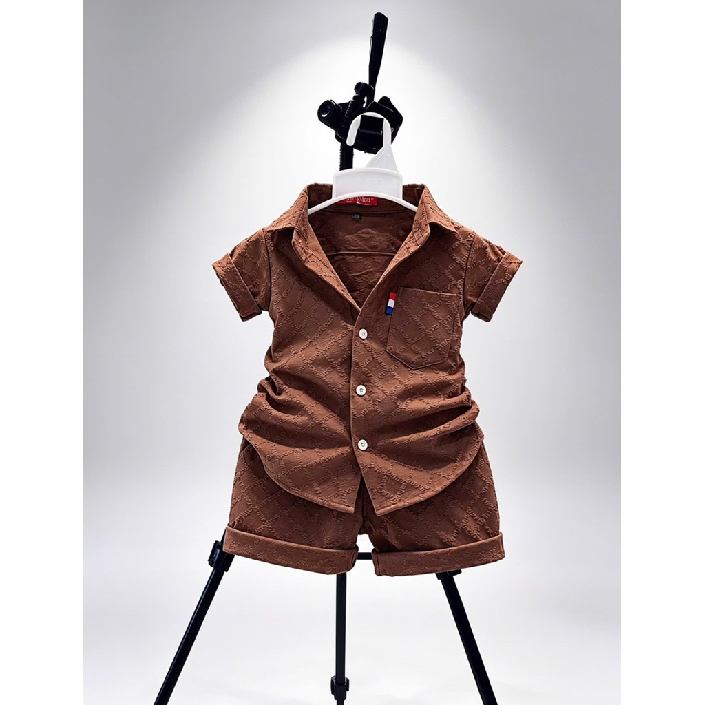 set sơmi công tử cho bé trai 10-52kg TONI BRAND