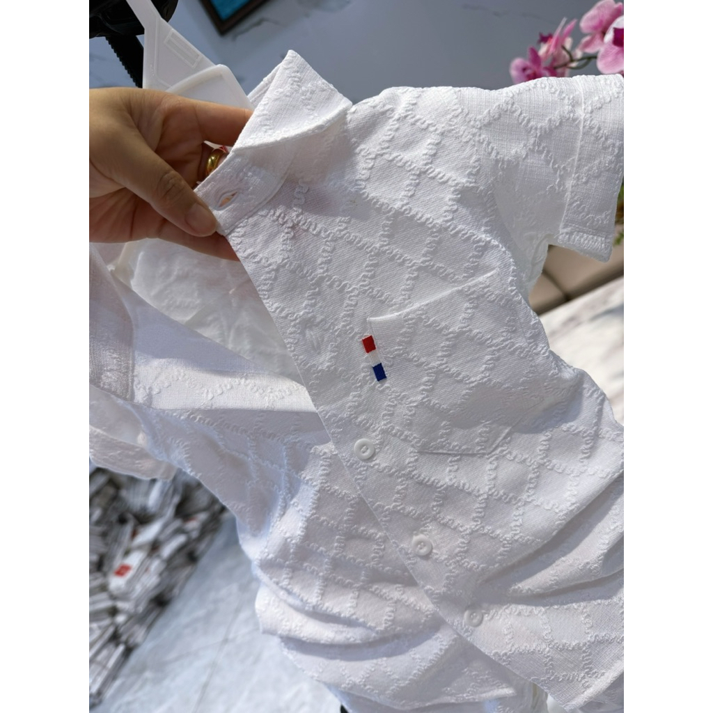 set sơmi công tử cho bé trai 10-52kg TONI BRAND