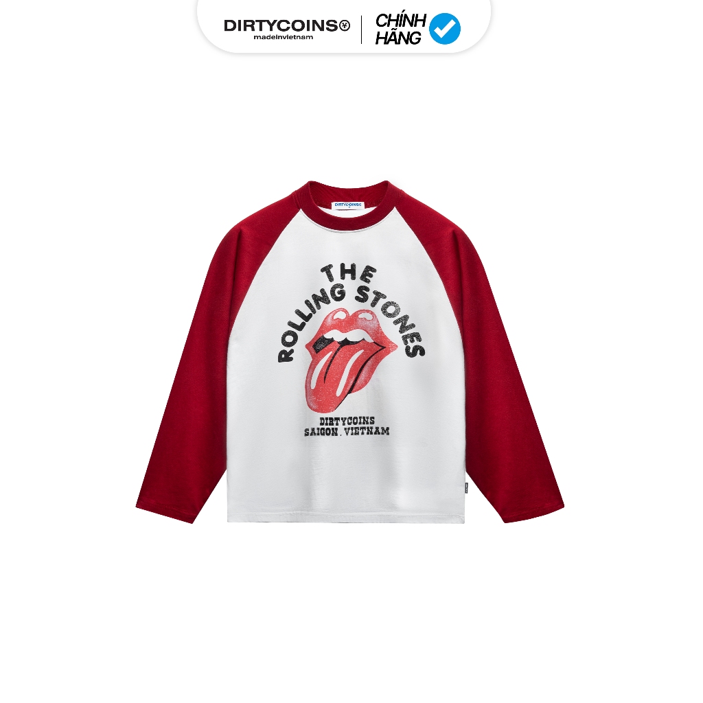 [DCxRS] Áo Thun Tay Dài DirtyCoins Raglan Faded Print | BigBuy360 - bigbuy360.vn