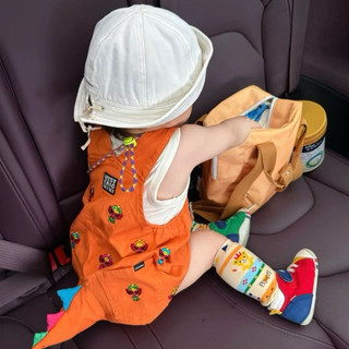 Set yếm đuôi khủng long + áo sát nách cho bé trai bé gái siêu cute