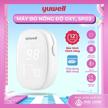 [Kết nối Bluetooth] Máy đo nồng độ oxy trong máu Spo2 Yuwell YX110