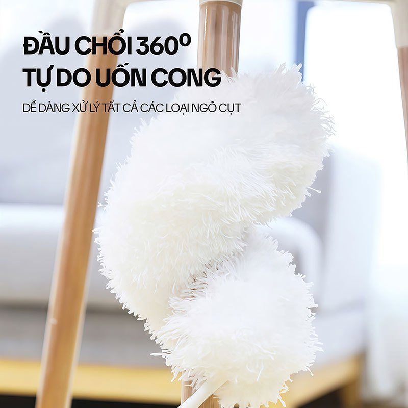 Chổi Quét Mạng Nhện OKwife HD-7823, Chổi Quét Trần Nhà, Cây Quét Mạng Nhện Đa Năng