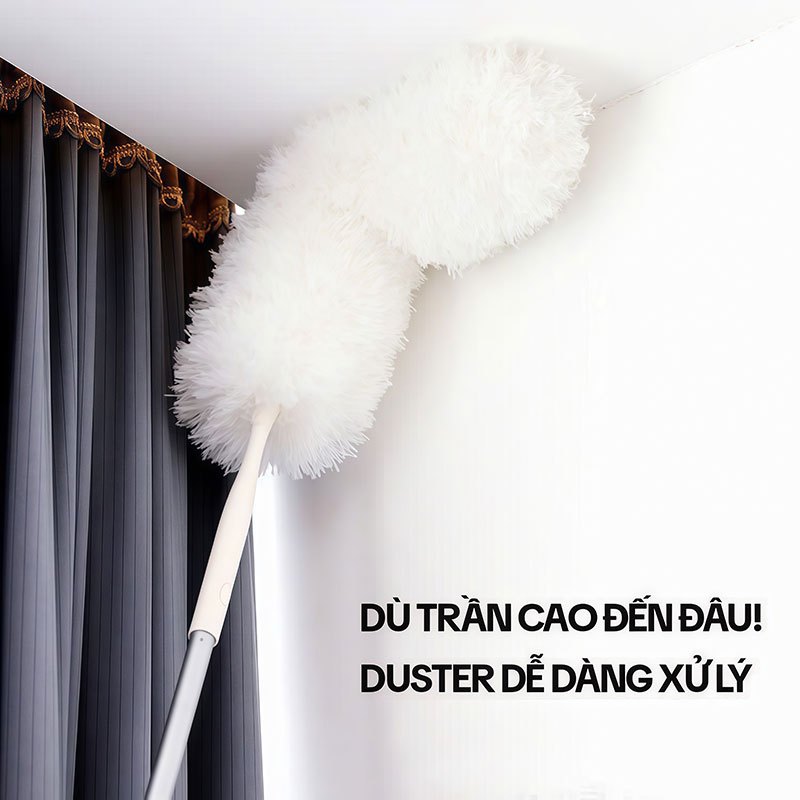 Chổi Quét Mạng Nhện OKwife HD-7823, Chổi Quét Trần Nhà, Cây Quét Mạng Nhện Đa Năng