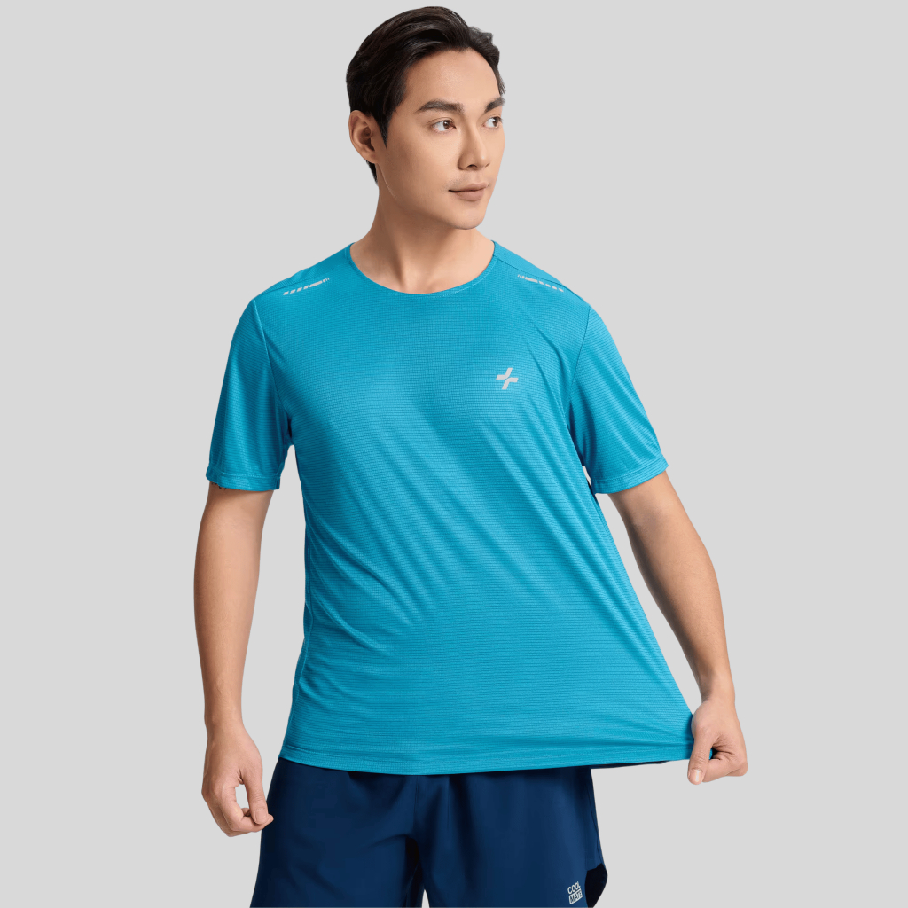 [TẶNG SRM OXY]Set đồ thể thao nam chạy bộ Áo Thun Essentials và Quần short Swift Run thoáng khí, thoải mái Coolmate