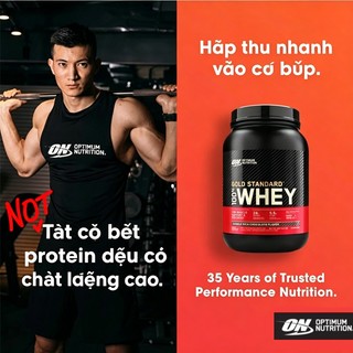 ON 100% Whey Gold Standard 2Lbs (0.9kg)- Tăng cơ nhanh- Dễ dàng hấp thụ Bột protein sô cô la gấp đôi