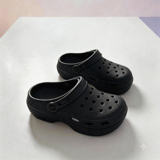 Dép đi mưa mùa hè unisex cho nam và nữ, thoáng khí, kiểu khoét lỗ nhẹ, đế dày, dễ đi hàng ngày