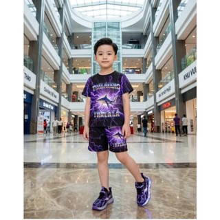 Sét bộ bé trai size 15-40kg, in hình Tung Tung cá tính, chất liệu thun lạnh thoáng mát(T02)