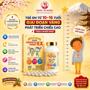 Viên Uống Nano Growth Habit EX Nhật Bản -Tăng Chiều Cao Và Phát Triển Trí Não - Hộp 120 viên