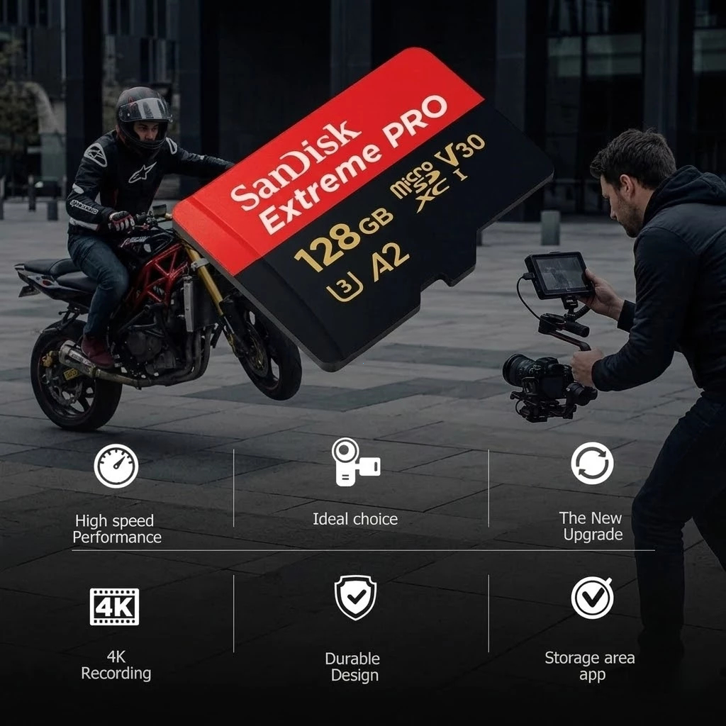 SanDisk Thẻ nhớ MicroSD 4K Siêu Tốc Cao Cấp 512GB/1TB - Bảo hành chính hãng 5 năm