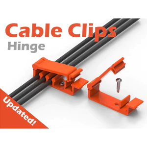 BỘ KẸP QUẢN LÝ DÂY CÁP CÓ BẢN LỀ BẮT VÍT (CABLE CLIPS COLLECTION – HINGE – PARAMETRIC)