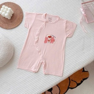 Body Cộc Tay Cài Lệch Chất Siêu Mềm Mát Dễ Chịu Cho Bé Trai Bé Gái Sơ Sinh Mùa Hè - SS5