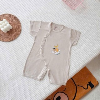 Body Cộc Tay Cài Lệch Chất Siêu Mềm Mát Dễ Chịu Cho Bé Trai Bé Gái Sơ Sinh Mùa Hè - SS5