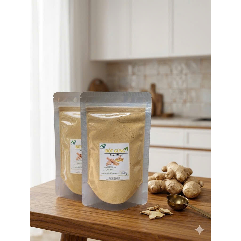 BỘT GỪNG TA NGUYÊN CHẤT XUẤT KHẨU gói 100g