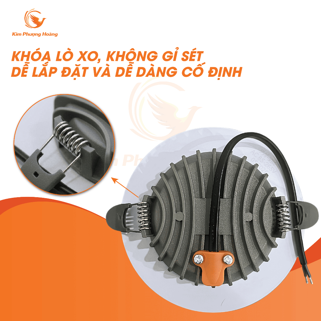 Đèn Led Âm Trần (Bản Cao Cấp) NGUỒN LIỀN Công Suất 8W 10W Phi 90 Đế Nhôm Đúc Nguyên Khối BH 2 Năm