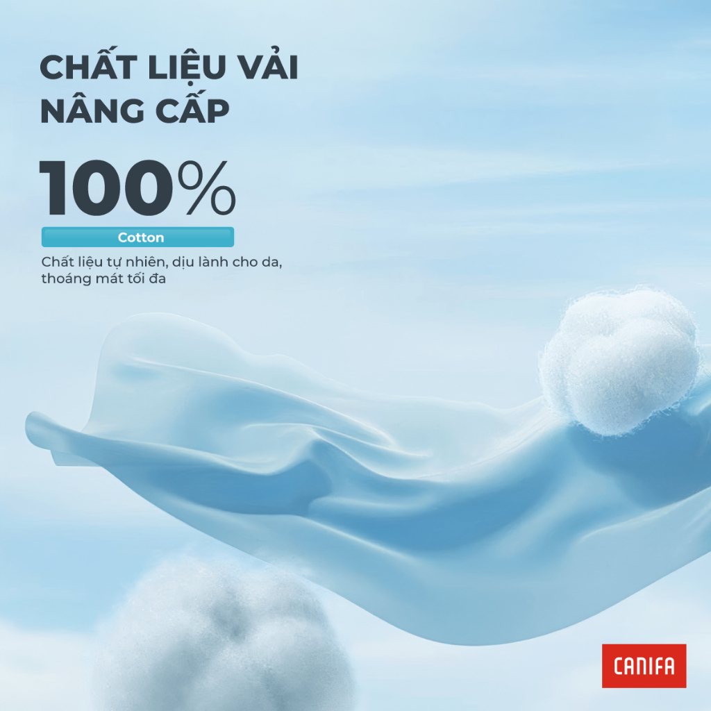 Áo phông nữ CANIFA áo thun cộc tay 100% cotton mềm mịn thoáng mát 6TS26S010