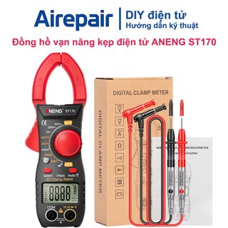 AIREPAIR ANENG ST170 Đồng hồ vạn năng đa năng loại kìm hiển thị số cầm tay không kèm pin