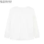 GIORDANO Áo Sơ Mi Linen Nữ Dài Tay Dáng Rộng 5345214 — ảnh 6
