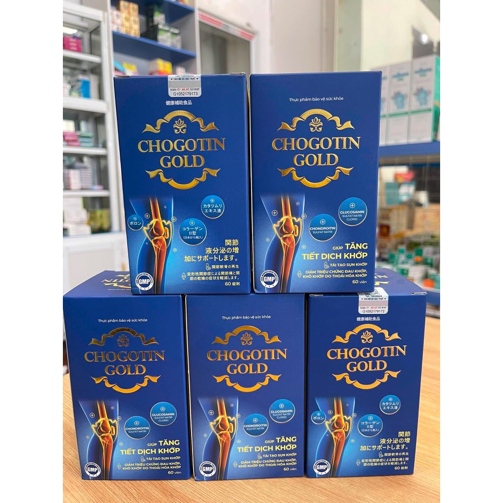 Viên uống sụn khớp CHOGOTIN GOLD ( lọ 60 viên)