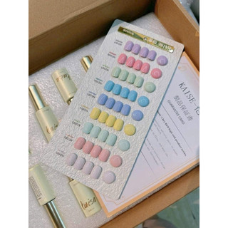 set Kaise pastel  9 màu tặng  kèm  bảng  màu