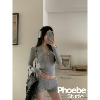 Set Tay Dài Quần Short Thun Ngắn - Phoebe Studio [SET0020]