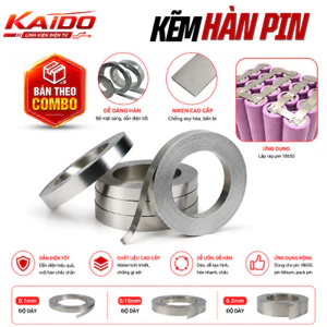 Kẽm Đơn Hàn Cell Pin Mạ Niken Dài 10m - Dùng Kết Nối Các Viên Pin Thành Khối Lớn
