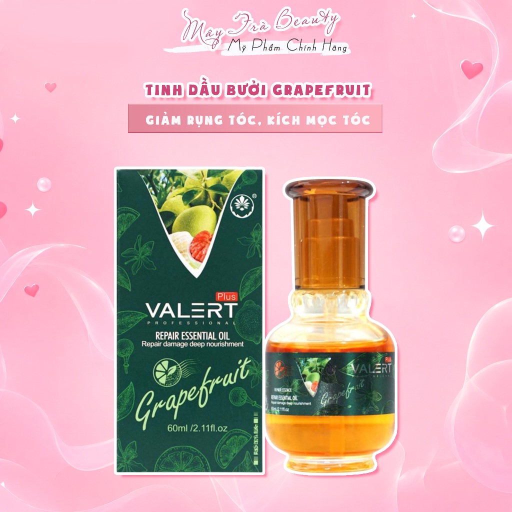 Tinh Dầu Bưởi Grapefruit Nguyên Chất 60ML giúp giảm rụng tóc,  kích mọc tóc