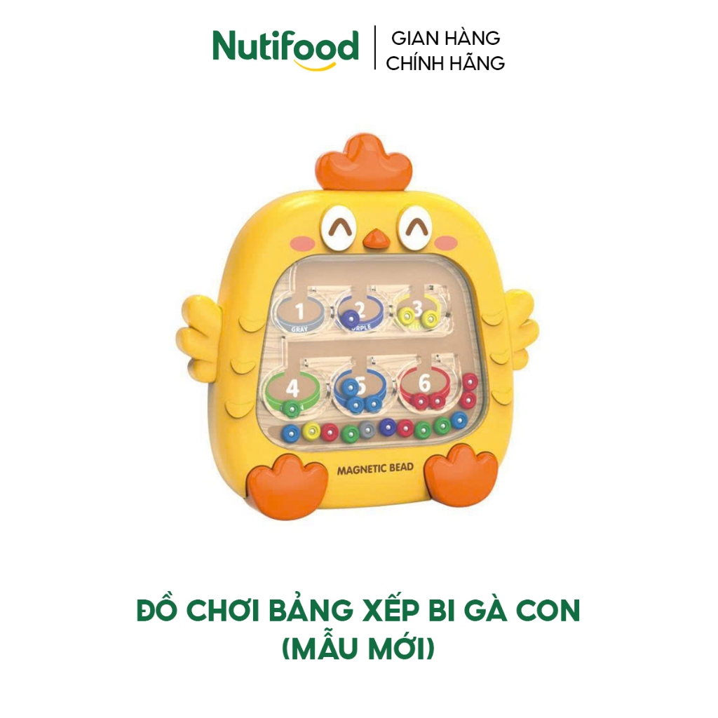 [Quà tặng không bán] Đồ chơi bảng xếp bi gà con (mẫu mới)
