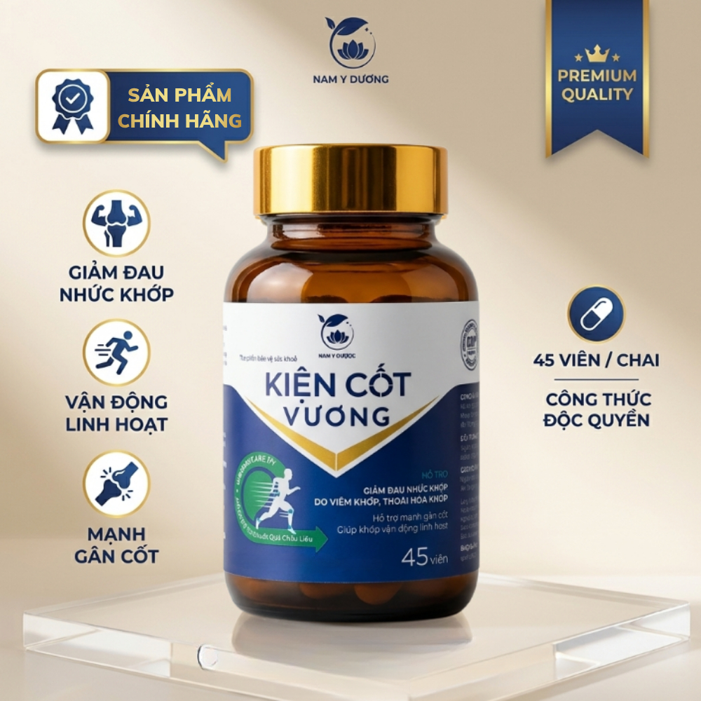 [Combo 5 Tặng 1] Kiện Cốt Vương - Hỗ Trợ Chăm Sóc Xương Khớp, Giảm Ê Mỏi, Vận Động Linh Hoạt
