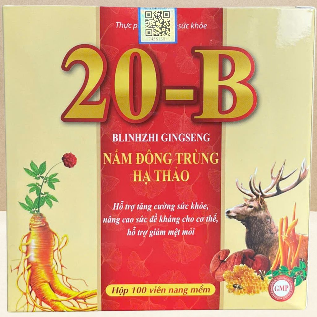 Combo 5 Hộp Vitamin 20B Vàng Đỏ - Rostex - Vinaphar - Vitamin Chữa Lành