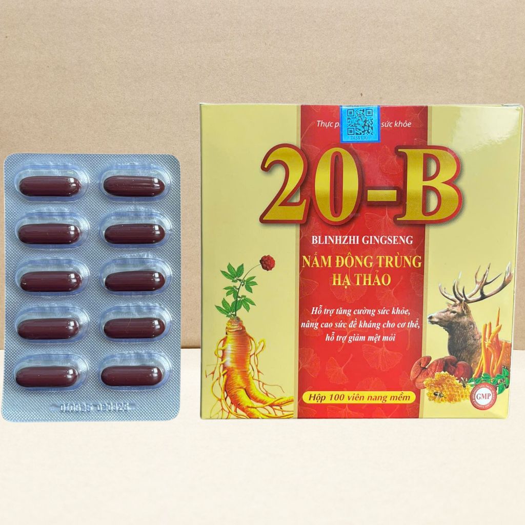 Combo 5 Hộp Vitamin 20B Vàng Đỏ - Rostex - Vinaphar - Vitamin Chữa Lành