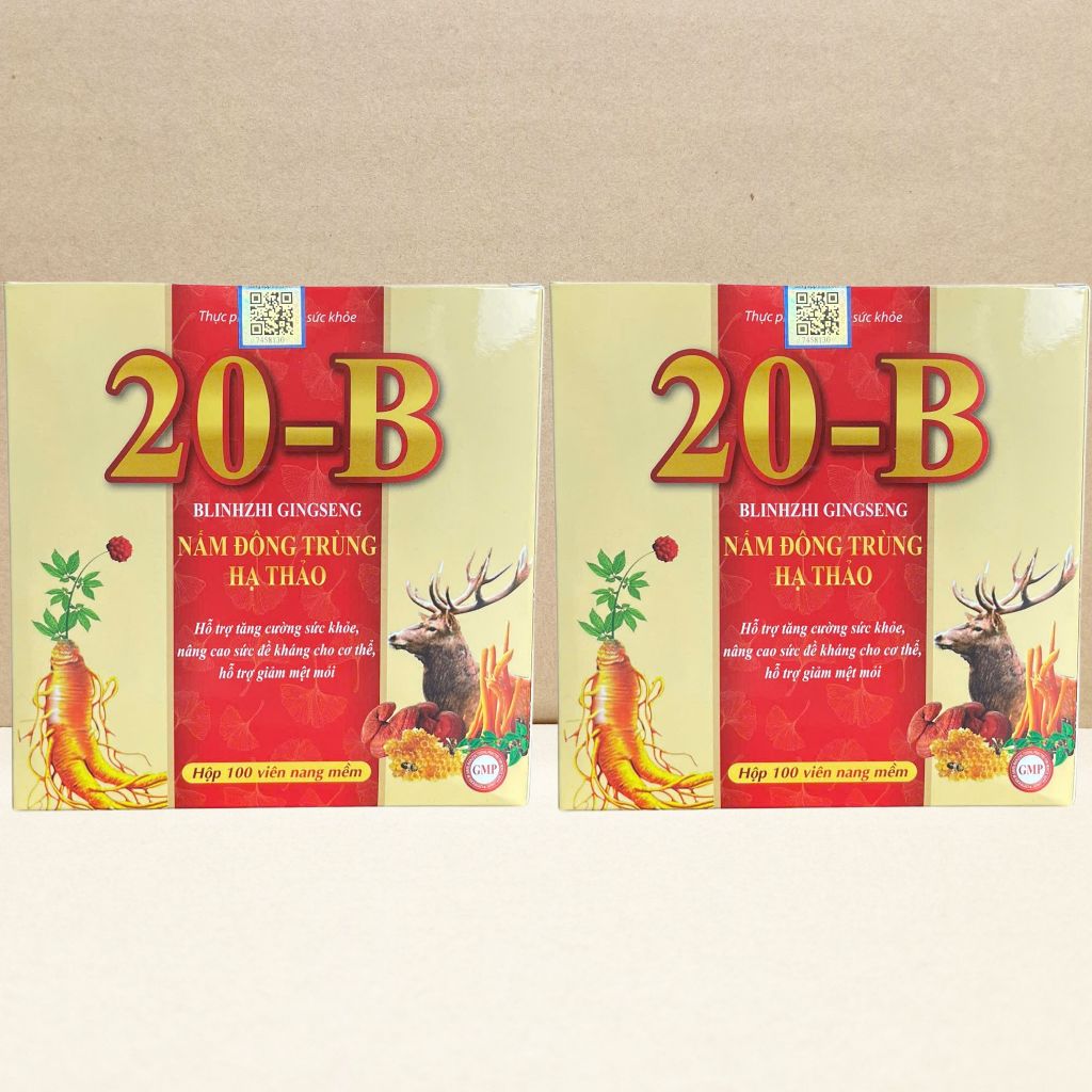 Combo 5 Hộp Vitamin 20B Vàng Đỏ - Rostex - Vinaphar - Vitamin Chữa Lành