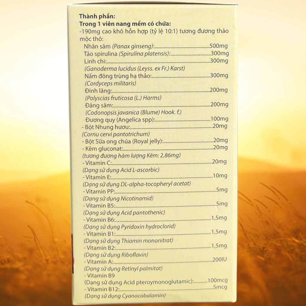 Vitamin 20B Vàng Đỏ - Rostex - Vinaphar - Vitamin Thanh Lọc