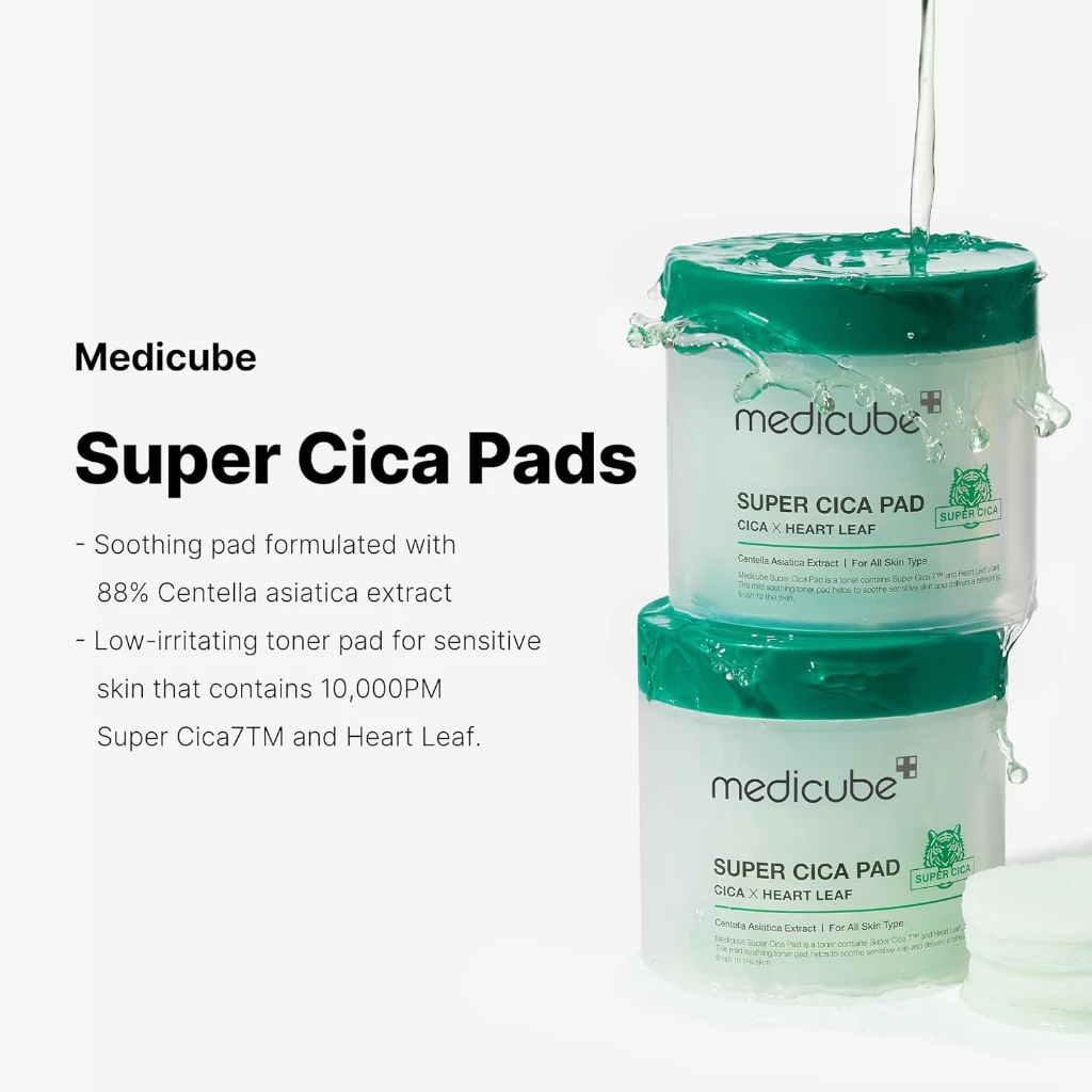 Medicube Zero Pore Pad 2.0 - 70 Pad/ Zero Pore Pad Mild / Super Cica Pad / Red Succinic Acid Pad / Deep Vita C Pad