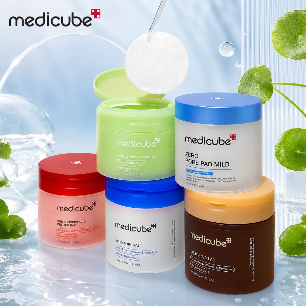 Medicube Zero Pore Pad 2.0 - 70 Pad/ Zero Pore Pad Mild / Super Cica Pad / Red Succinic Acid Pad / Deep Vita C Pad