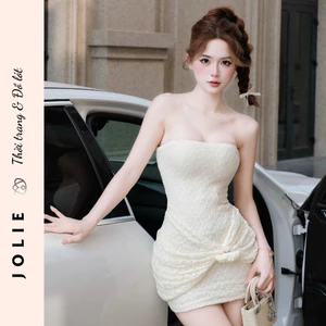 Váy Cúp Ngực Nữ Ren Dáng Ngắn Ôm Body Jolie