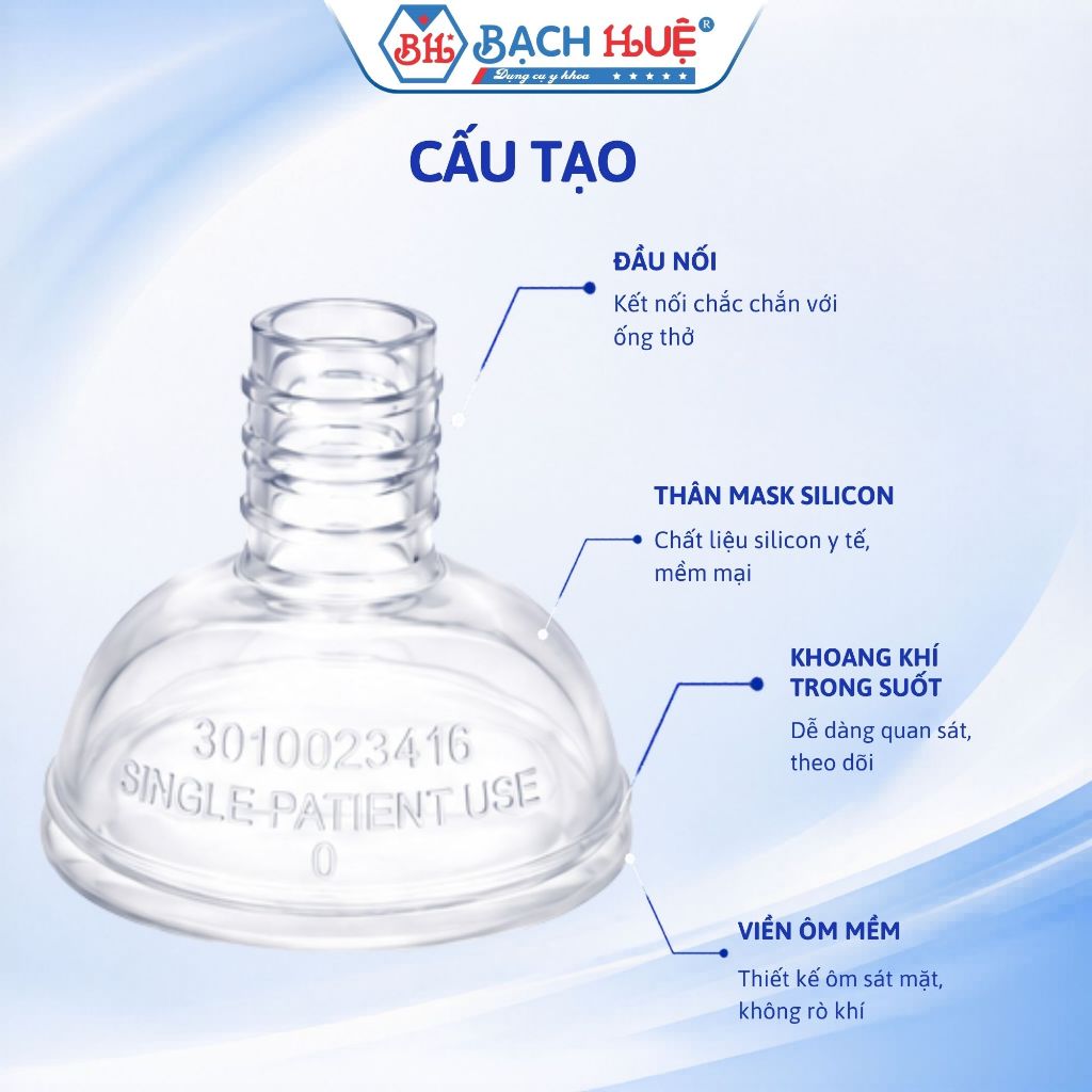 Mặt Nạ Thở Silicon Cho Trẻ Sơ Sinh Và Trẻ Em – Bộ Mask Mặt Nạ Hỗ Trợ Hô Hấp Y Tế Đầy Đủ Kích Cỡ