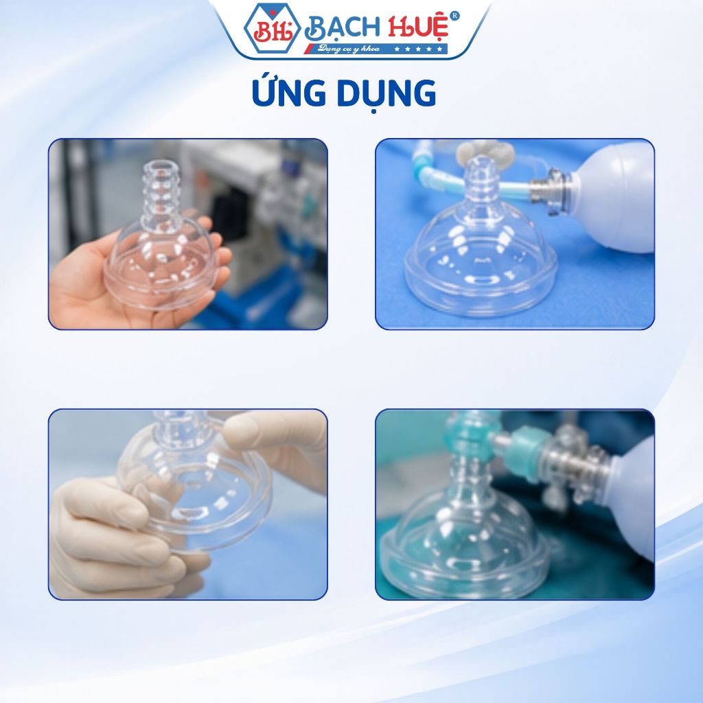 Mặt Nạ Thở Silicon Cho Trẻ Sơ Sinh Và Trẻ Em – Bộ Mask Mặt Nạ Hỗ Trợ Hô Hấp Y Tế Đầy Đủ Kích Cỡ
