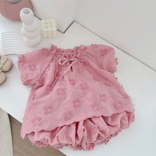 Quần áo trẻ em, Set dáng bí nơ hồng bé gái 9-26kg S2145 Tiểu Yến KID
